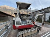 2008 Takeuchi TB016 mini excavator, rear three-quarter view