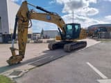 2021 Caterpillar 323 crawler excavator, side profile view
