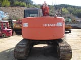 2004 Hitachi ZX135USK crawler excavator, rear view