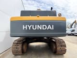 2014 Hyundai R430LC crawler excavator, rear view