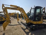 2024 Komatsu PC40 MR mini excavator, side view