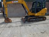 2022 XCMG XE60DA crawler excavator side view