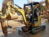 2020 Caterpillar 301.7CR mini excavator, side view