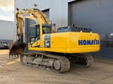 2015 Komatsu PC360LC-10 crawler excavator, rear three-quarter view