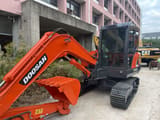 2021 Doosan DX60-9C crawler excavator, side view