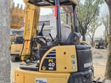 2022 Komatsu PC40MR-2 mini excavator, side view
