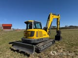 2023 Wacker Neuson ET90 crawler excavator, rear three-quarter view