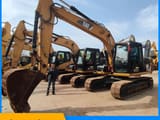 2015 Caterpillar 315D crawler excavator, front three-quarter view