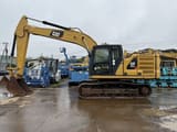 2018 Caterpillar 320GC crawler excavator, side profile view