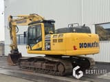 2018 Komatsu PC210LC-11 crawler excavator, rear three-quarter view