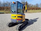2024 XCMG XE27E mini excavator rear three-quarter view
