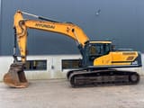 2019 Hyundai HX300L crawler excavator, side view