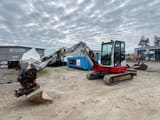 2023 Takeuchi TB257FR crawler excavator side view