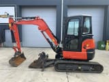 2022 Kubota U36-4 mini excavator, side view