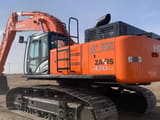 Hitachi Zaxis 470 LC crawler excavator, rear three-quarter view