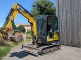 2021 Yanmar SV26 mini excavator, side profile view