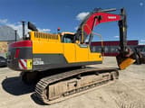 2013 Volvo EC250DL crawler excavator, rear three-quarter view