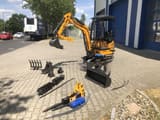 Berger Kraus BK1700JS mini excavator with accessory package