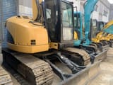 2021 Caterpillar 308D mini excavator, rear three-quarter view
