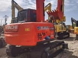 2021 Hitachi Zaxis 70 crawler excavator, rear three-quarter view