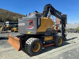 2020 Volvo EWR150E wheel excavator, rear three-quarter view