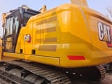 2024 Caterpillar 326GC crawler excavator rear three-quarter view