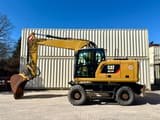 2016 Caterpillar M318F wheel excavator side view