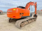 2009 Hitachi Zaxis 210LC crawler excavator, rear three-quarter view