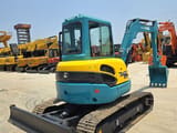 2020 Kubota KX155 mini excavator, rear three-quarter view