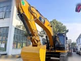 2020 Caterpillar 329D2 crawler excavator, front three-quarter view