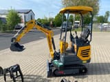 Berger Kraus BK1250JS mini excavator, side view