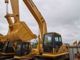 2019 Komatsu PC300-7 crawler excavator, front three-quarter view