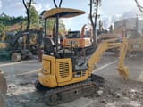 2024 Komatsu PC18MR-2 excavator, rear three-quarter view