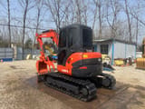 2024 Kubota U40-4 mini excavator, rear three-quarter view