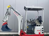 2017 Takeuchi TB215R mini excavator, side view