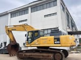 Komatsu PC400 crawler excavator side view