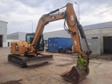 2018 Caterpillar 308E2CR crawler excavator, side view