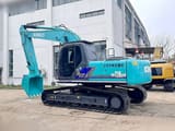 2020 Kobelco SK210LC-6E crawler excavator, side view