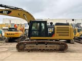 2022 Caterpillar 336E crawler excavator, side profile view