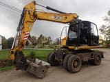 2011 JCB JS160W wheel excavator, side profile view