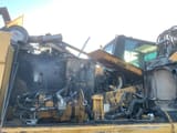 2011 Caterpillar M318D wheel excavator engine compartment view