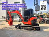 2019 Kubota U55-4 mini excavator, side view