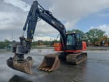 2020 Caterpillar 313F GC crawler excavator, side view