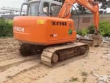 2017 Hitachi EX60 mini excavator, rear three-quarter view