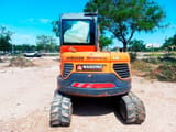 2015 Doosan DX62R-3 mini excavator, rear view