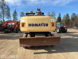 2005 Komatsu PW160ES-7K wheel excavator, rear view