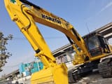 2025 Komatsu PC350-7 crawler excavator, front three-quarter view
