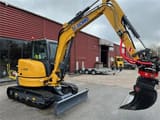 XCMG XE55E crawler excavator, side view