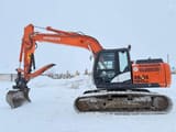 2014 Hitachi Zaxis 180LC crawler excavator side view