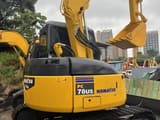 2022 Komatsu PC78US crawler excavator, rear three-quarter view
